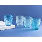 12 gota uji 300 ml në gotë në 4 nuanca të ndryshme blu - kometa Viadurini