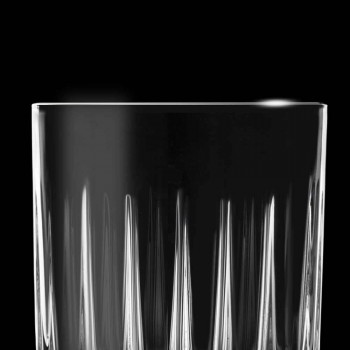12 gota likeri në eko kristal me dekorime lineare të dizajnit - Senzatempo