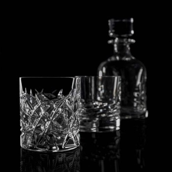 12 gota të cilësisë së mirë Dof për ujë ose dizajn uiski në kristal - titan