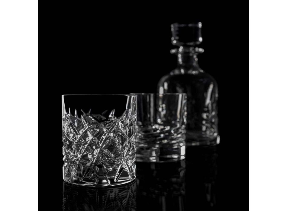 12 gota të cilësisë së mirë Dof për ujë ose dizajn uiski në kristal - titan