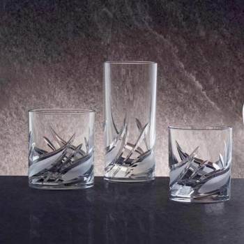 12 gota uiski me kristal të ulët me modë të vjetër - Advent