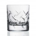 12 gota për uiski ose ujë në eko kristal me zbukurime të çmuara - aritmi