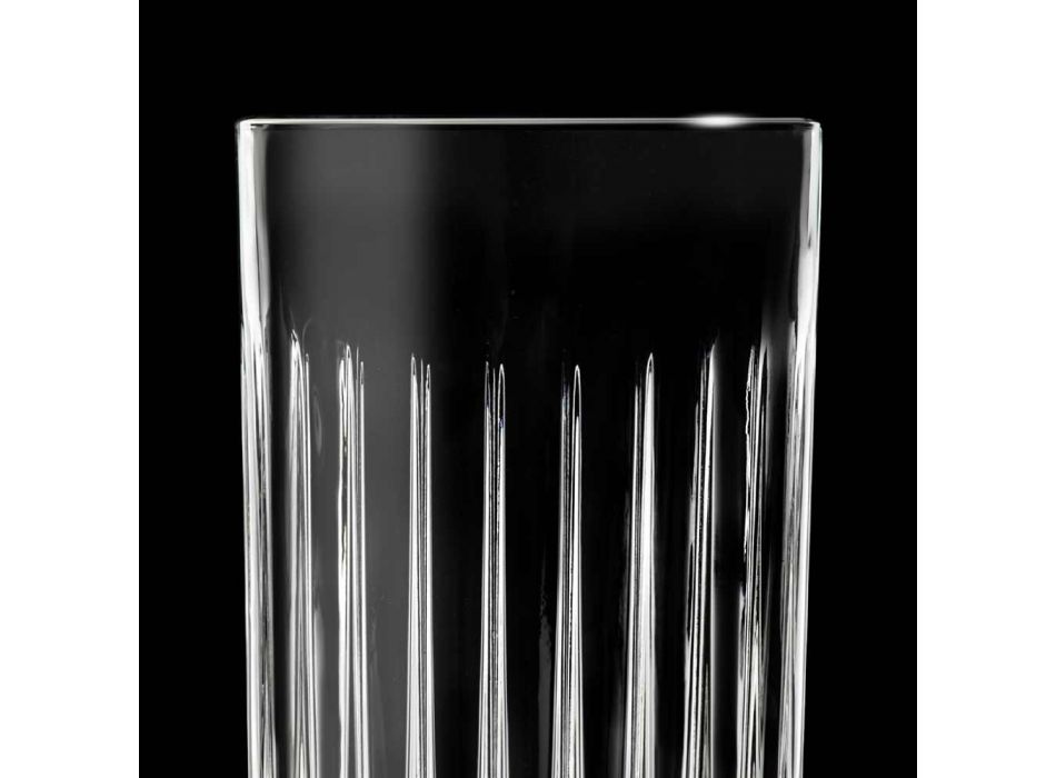 12 gota gumëzhitje me lartësi të lartë në kristal të dekoruar eko - Senzatempo Viadurini