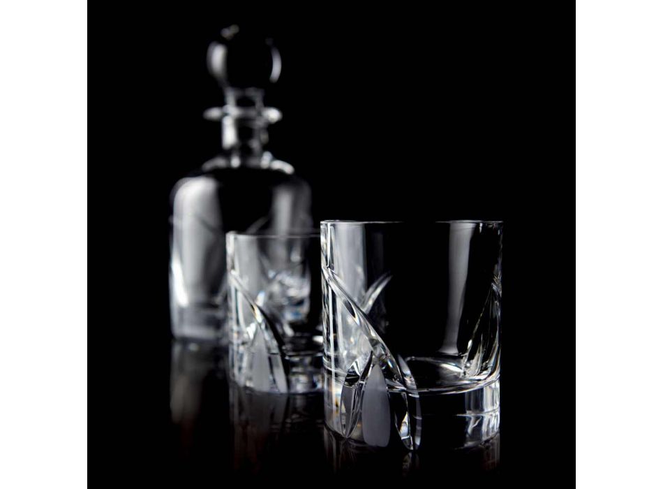 12 gota me gumëzhitje të ulët në dizajnin luksoz të kristalit Eco - Montecristo