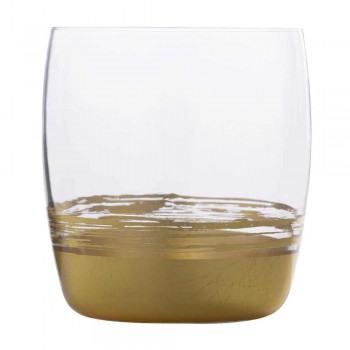 12 gota me gumëzhitje të ulët për ujë me ar, platin ose fletë bronzi - Soffio