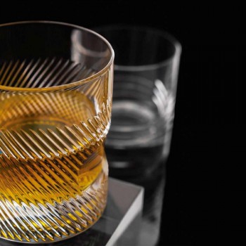 12 gota uiski ose uji në dizajn të cilësisë së mirë të dekoruar me kristal Eco - i prekshëm