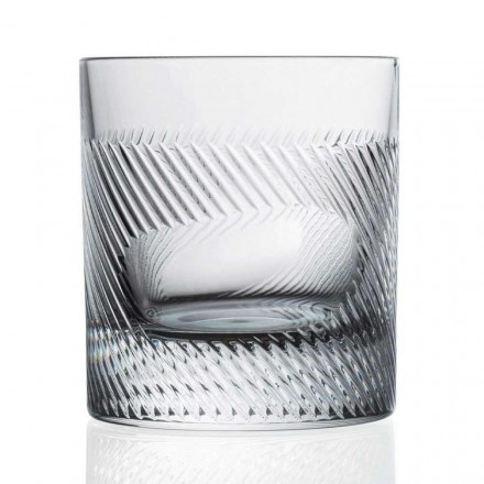 12 gota uiski ose uji në dizajn të cilësisë së mirë të dekoruar me kristal Eco - i prekshëm Viadurini