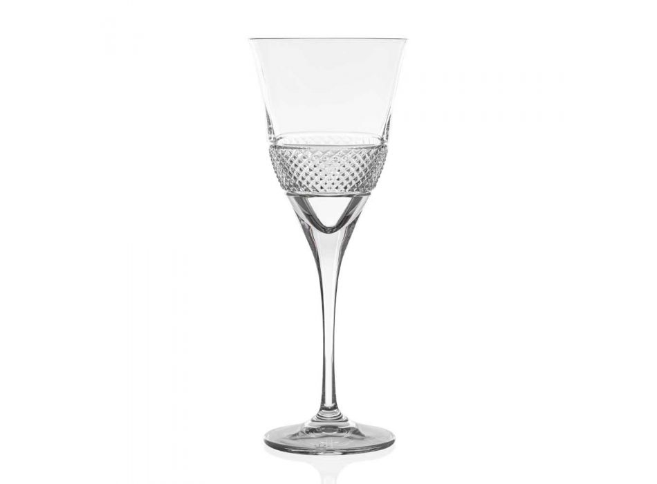 12 gota të verës së kuqe në dizajn elegante të dekoruar me kristal Eco - Milito