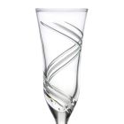 12 gota flaute shampanjë në kristal ekologjik të zbukuruar inovativ - ciklon Viadurini