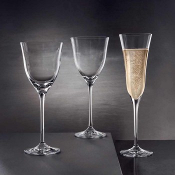 12 gota flaute në modelin minimal të kristalit luksoz ekologjik - të lëmuara