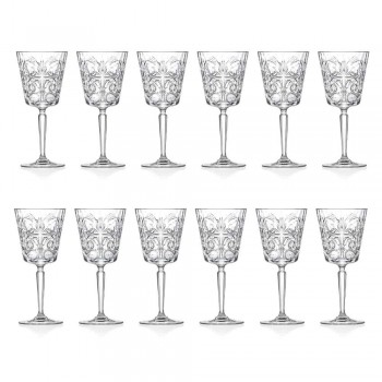 12 gota për ujë, pije ose dizajn koktejsh në dekoruar Eco Crystal - Destino