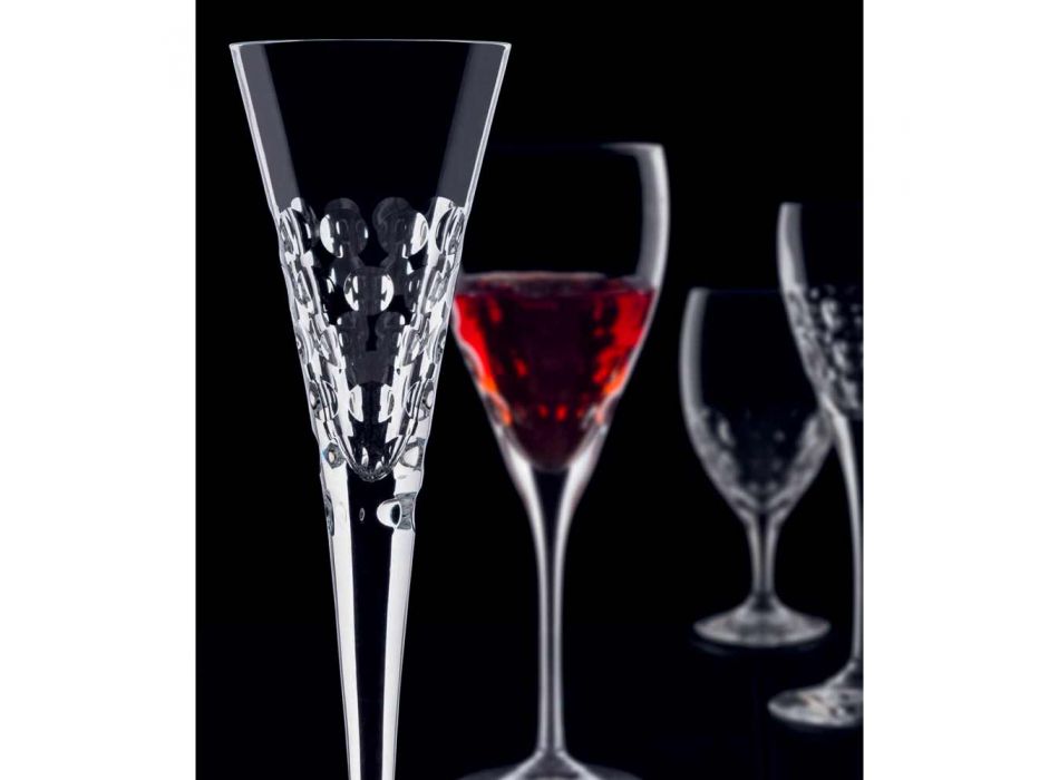 12 gota vere gota fluturash për flluska kristali - Titanioball Viadurini