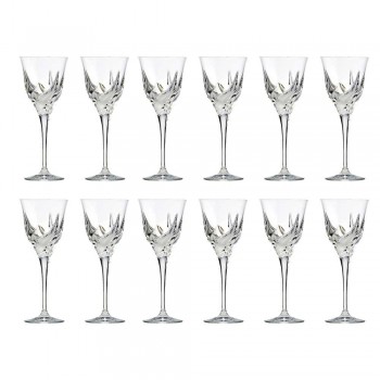 12 gota luksoze vere të bardhë në dekorimin e dorës Eco Crystal - Advent