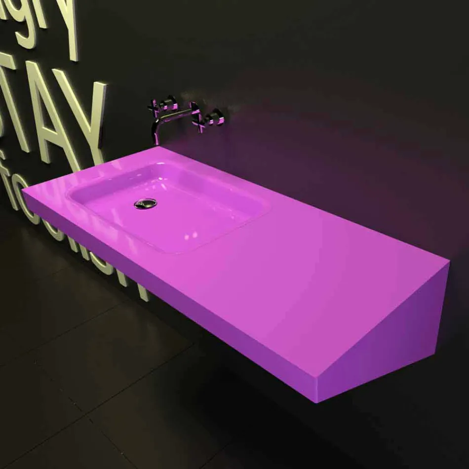 Mobilje për banjë me lavaman Saddled Made in Italy Viadurini