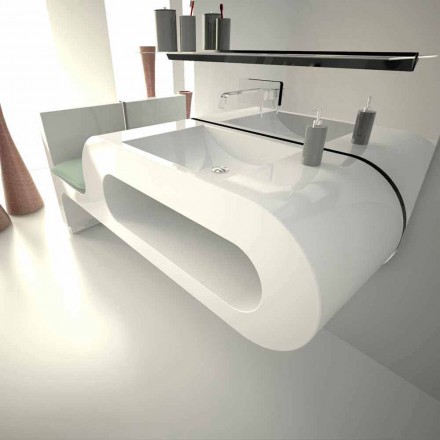 Dizajni i lavamanit për banjë me garus Made in Italy Viadurini