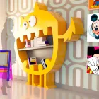 Biblioteka moderne Hardy Made in Italy Viadurini