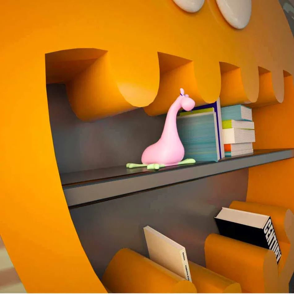 Biblioteka moderne Hardy Made in Italy Viadurini