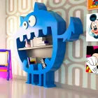 Biblioteka moderne Hardy Made in Italy Viadurini