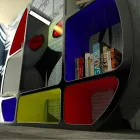 Biblioteka moderne Shelley Made in Italy Viadurini