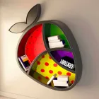 Dizajni i rafteve të Librit Poppy Made in Italy Viadurini