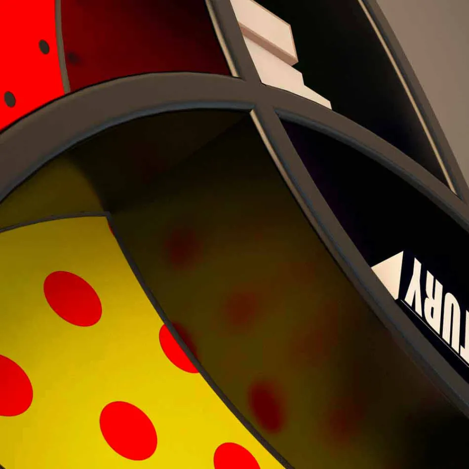 Dizajni i rafteve të Librit Poppy Made in Italy Viadurini