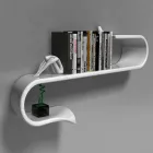 Dizajnimi i rafteve Waveshelf Moderne Made in Italy Viadurini