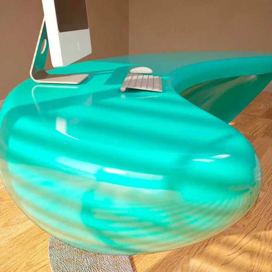 Boomerang Moderne Desk Zyra Made in Italy Viadurini