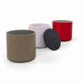 Tabela e kafesë / pouffe e butë e dizajnit modern Solid Surface, e bërë në Itali