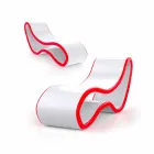 Design Chaise Longue Lory Made në Itali Viadurini