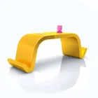 Tavolina e Zyrës Moderne Acton Made in Italy Viadurini