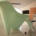 Mobilje për zyre Sinuous Desk Made in Italy Viadurini