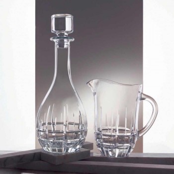 2 shishe me tapë vere me dizajn të rrumbullakët në kristal të zbukuruar - Fiucco