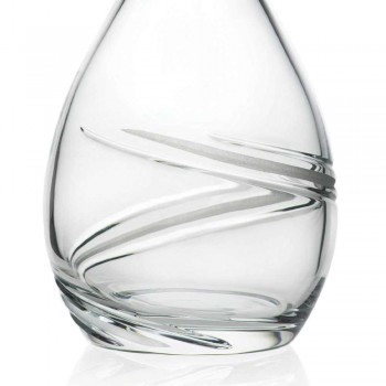 2 shishe vere dhe kapak eko kristal i zbukuruar me duar luksoze - Ciklon