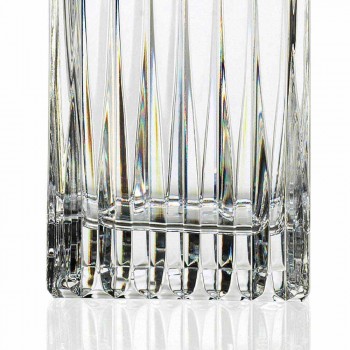 2 shishe uiski kristali me bluarje manuale prodhuar në Itali - Voglia