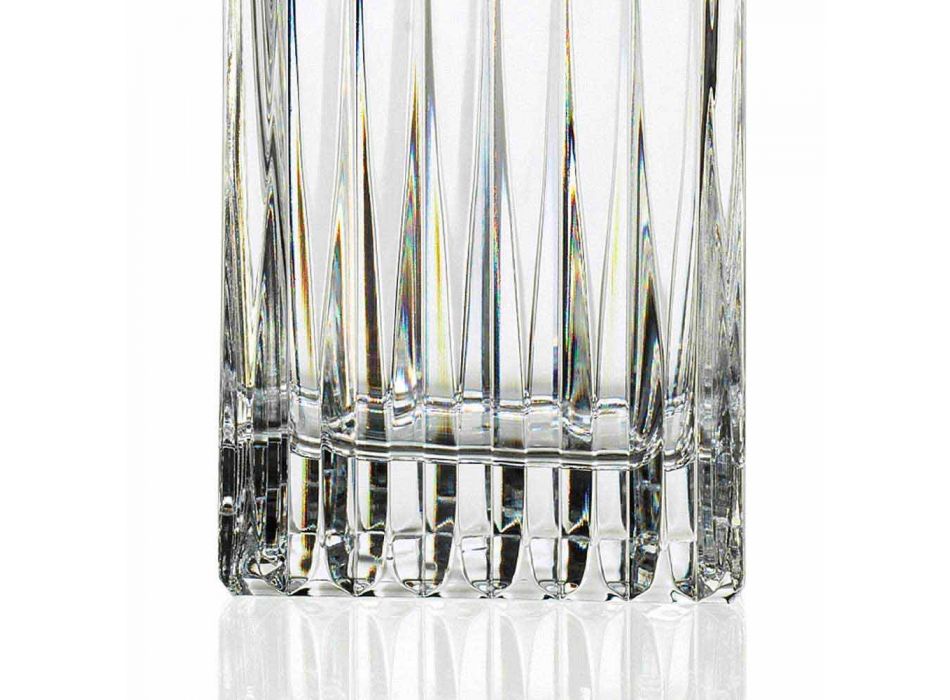 2 shishe uiski kristali me bluarje manuale prodhuar në Itali - Voglia