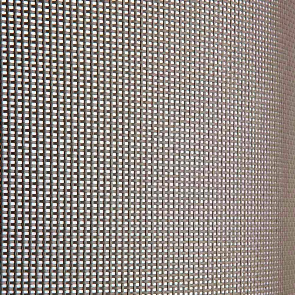 2 Chaise Longues stackable në natyrë në metal dhe pëlhura të bëra në Itali - Perlo Viadurini