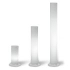 2 llamba me kolona të jashtme me bazë plastike ose metalike të prodhuara në Itali - Ninfa Viadurini