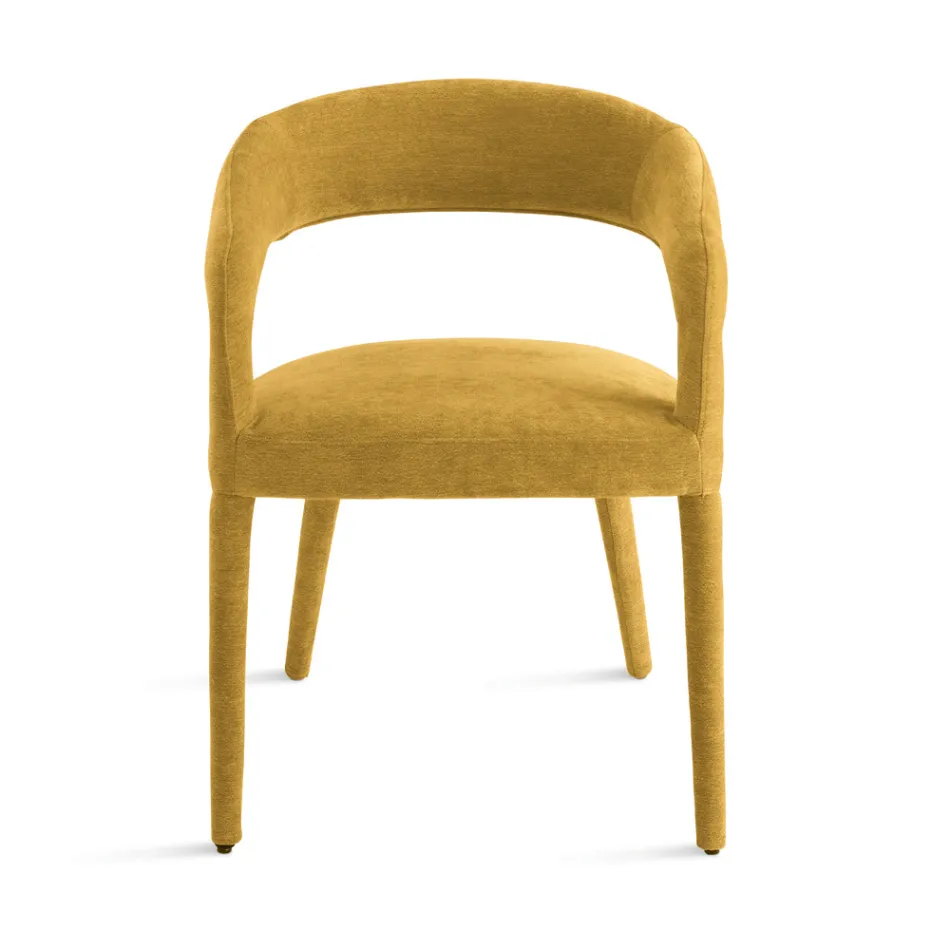 2 Kolltuqe të veshura me tapiceri në pëlhurë Bouclè me kornizë të mbuluar - Domenica Viadurini