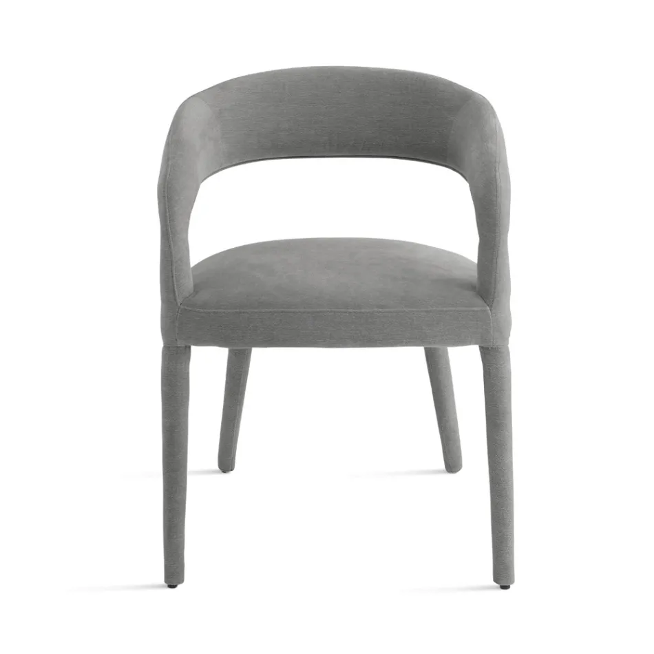 2 Kolltuqe të veshura me tapiceri në pëlhurë Bouclè me kornizë të mbuluar - Domenica Viadurini