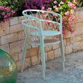 2 kolltuqe në natyrë në Paint Metal Stackable Made in Italy - Adia