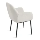 2 Kolltuqe prej Pëlhure Bouclè në Ngjyra të Ndryshme dhe Kornizë Metalike - Teodora Viadurini