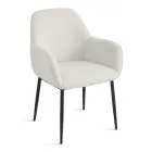 2 Kolltuqe prej Pëlhure Bouclè në Ngjyra të Ndryshme dhe Kornizë Metalike - Teodora Viadurini