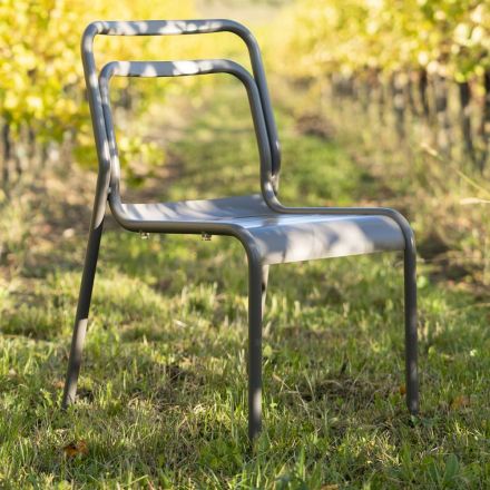 2 karrige te brendshme dhe te jashtme nga alumini 100% i ricikluar ne ngjyra te ndryshme - pije Viadurini