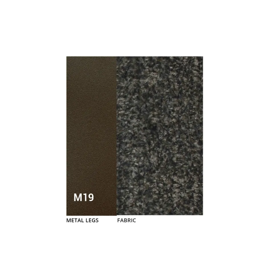 2 Karrige të Brendshme në Metal Bronzi me Sedilje prej Pëlhure Bliss - Varen Viadurini