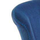 2 karrige në pëlhurë mikrofiber me efekt blu kadife - Everest Viadurini