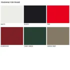 2 Stoolable Stools Bar në Metal dhe Polipropileni të bëra në Itali - Arlette Viadurini