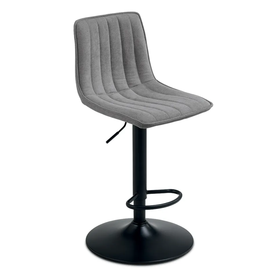 2 Karrige për Dhomë Ndenjeje me Karrige të Veshura me Tapiceri në Ngjyra të Ndryshme - Impeto Viadurini