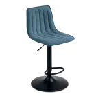 2 Karrige për Dhomë Ndenjeje me Karrige të Veshura me Tapiceri në Ngjyra të Ndryshme - Impeto Viadurini