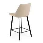 2 Karrige dhomen e ndjenjes te punuara me sedilje prej pëlhure dhe këmbë metalike - Negroni Viadurini