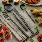 24 takëm në çelik të lëmuar të falsifikuar me përfundime të ndryshme Prodhuar në Itali - Osaka Viadurini